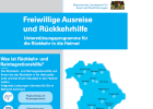 Flyer Freiwillige Rückkehr Vorderseite