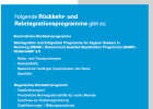 Flyer Freiwillige Rückkehr Rückseite